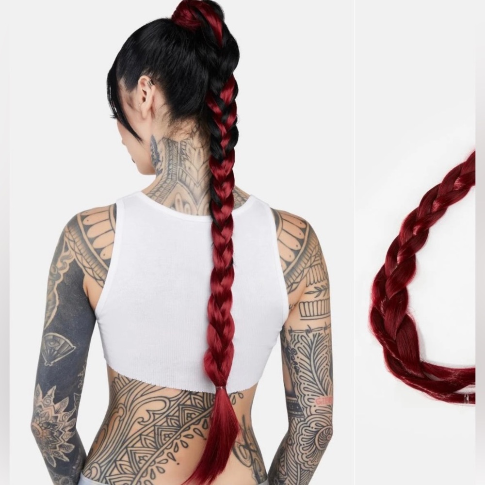 NWT Lullabellz 34” Ruby Red Braid